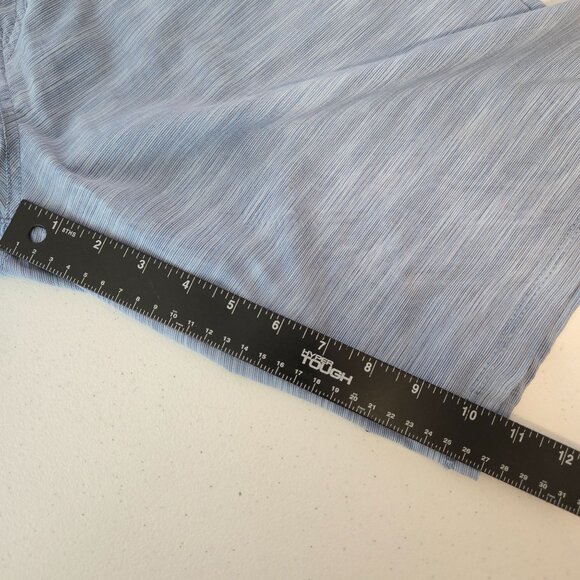 Volcom Mens Shorts Size 32‎ Blue Striped Casual Hybrid Beach Outdoor Skater - Picture 6 of 12